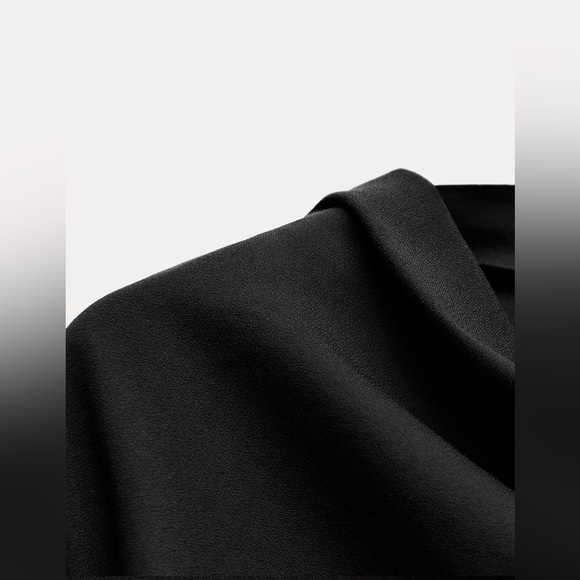 ZARA ZW COLLECTION BELTED MIDI DRESS NWT - Picture 8 of 9